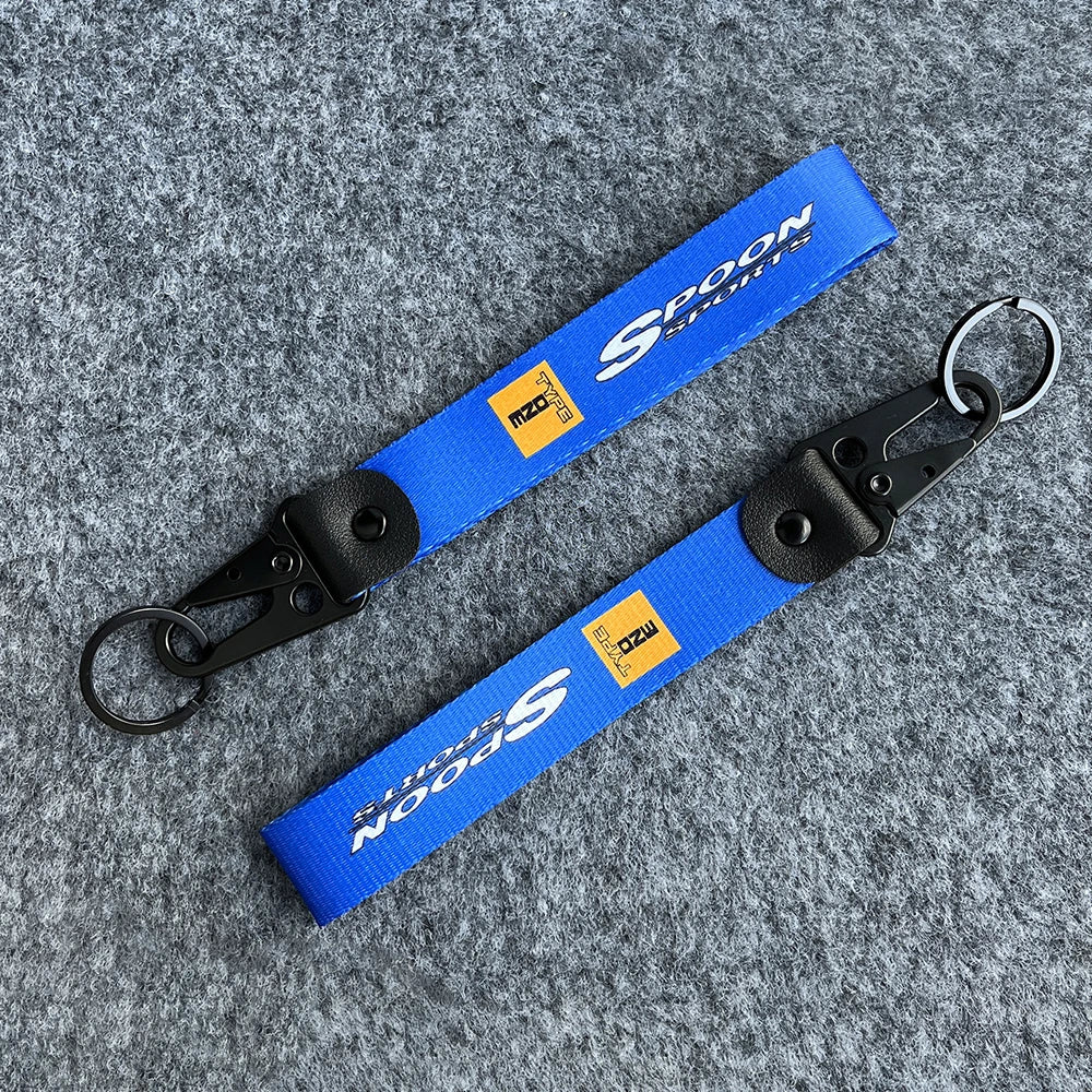 Honda JDM Nylon Rope Keychain for Jazz, Fit, Civic, HRV, Mugen, Spoon and More