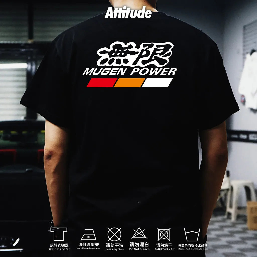 Mugen Power Honda JDM Racing T-Shirt for Men, Pure Cotton Streetwear