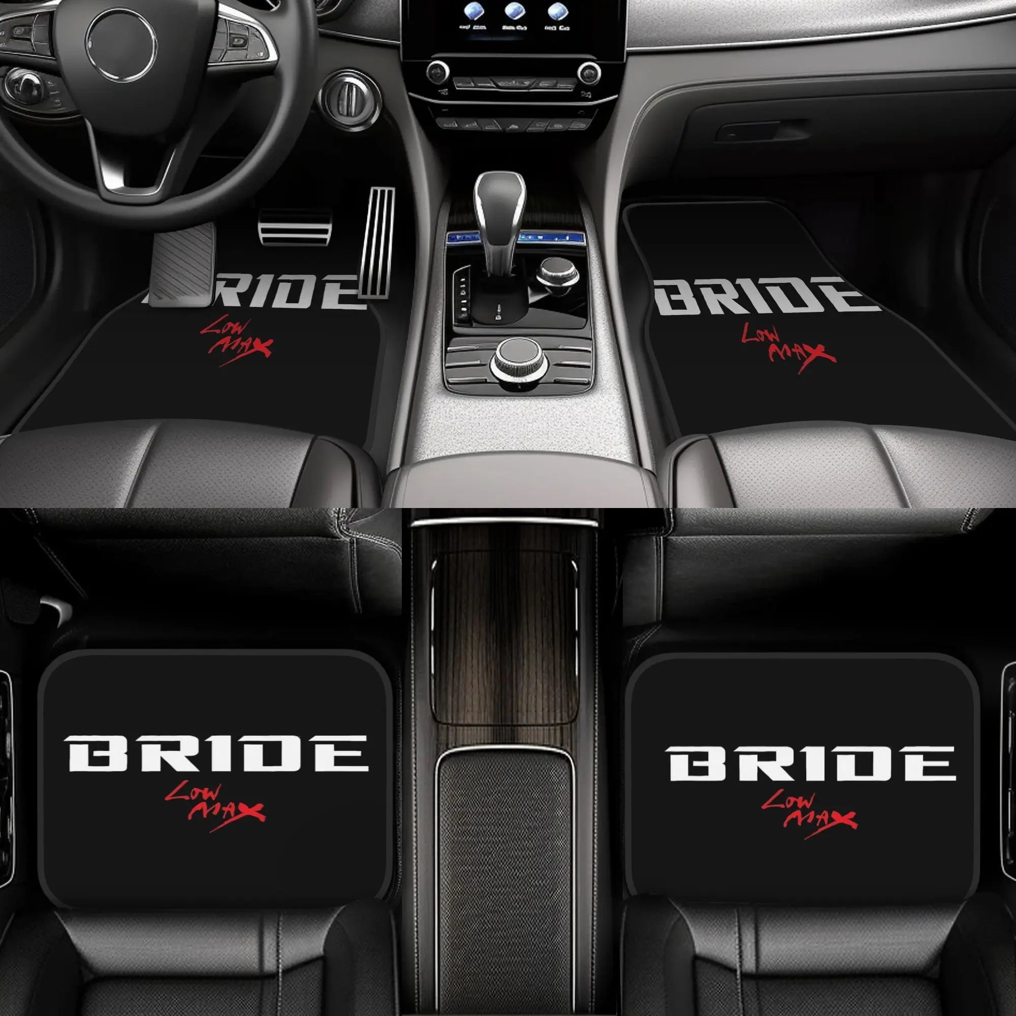 Bride Low Max II Floor Mats – Full Coverage Car Mats (Set of 4)