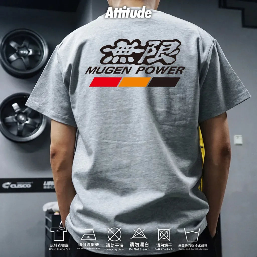 Mugen Power Honda JDM Racing T-Shirt for Men, Pure Cotton Streetwear